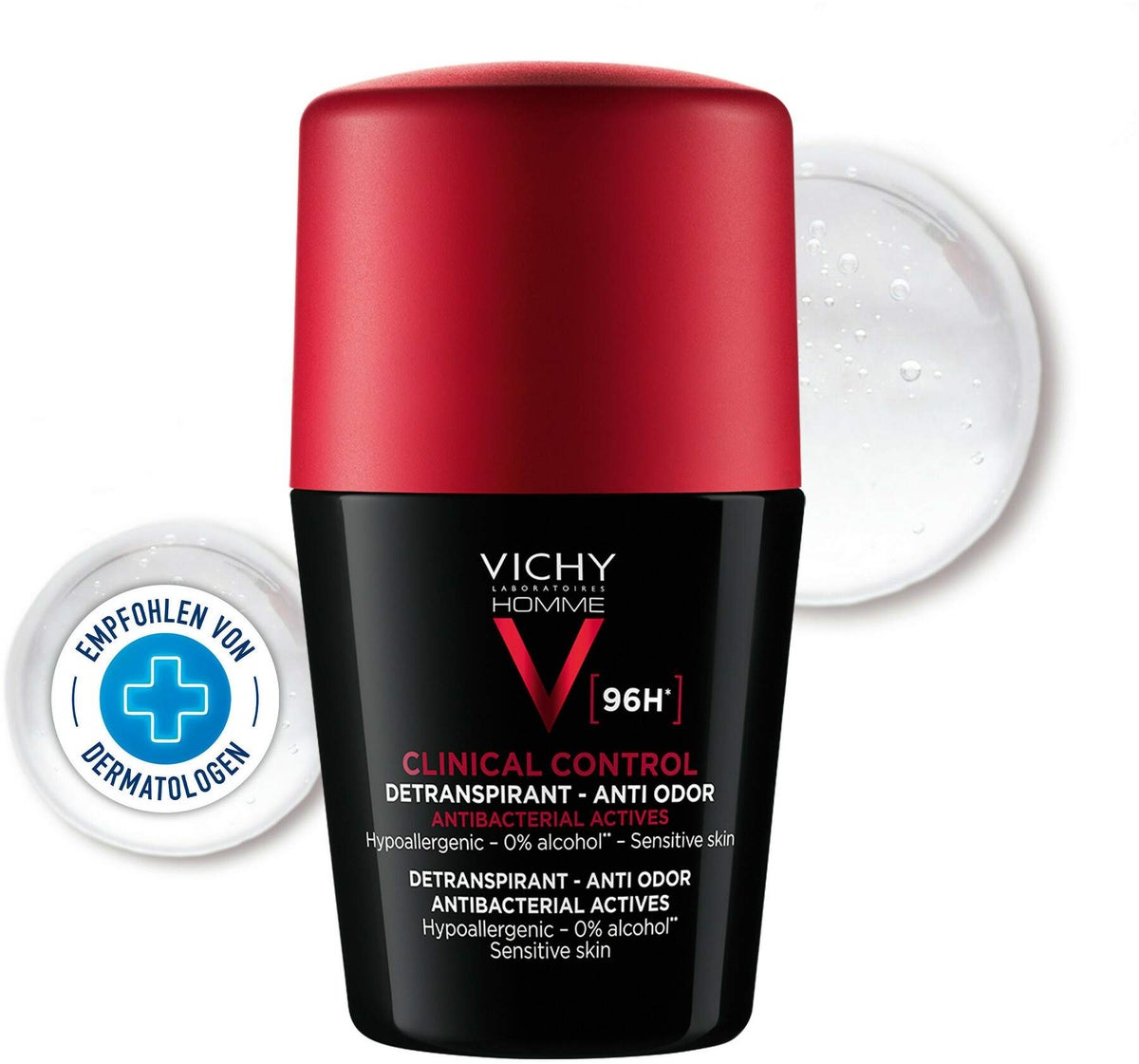 Vichy Homme Deo Clinical Control 96h Roll-On 50 ml