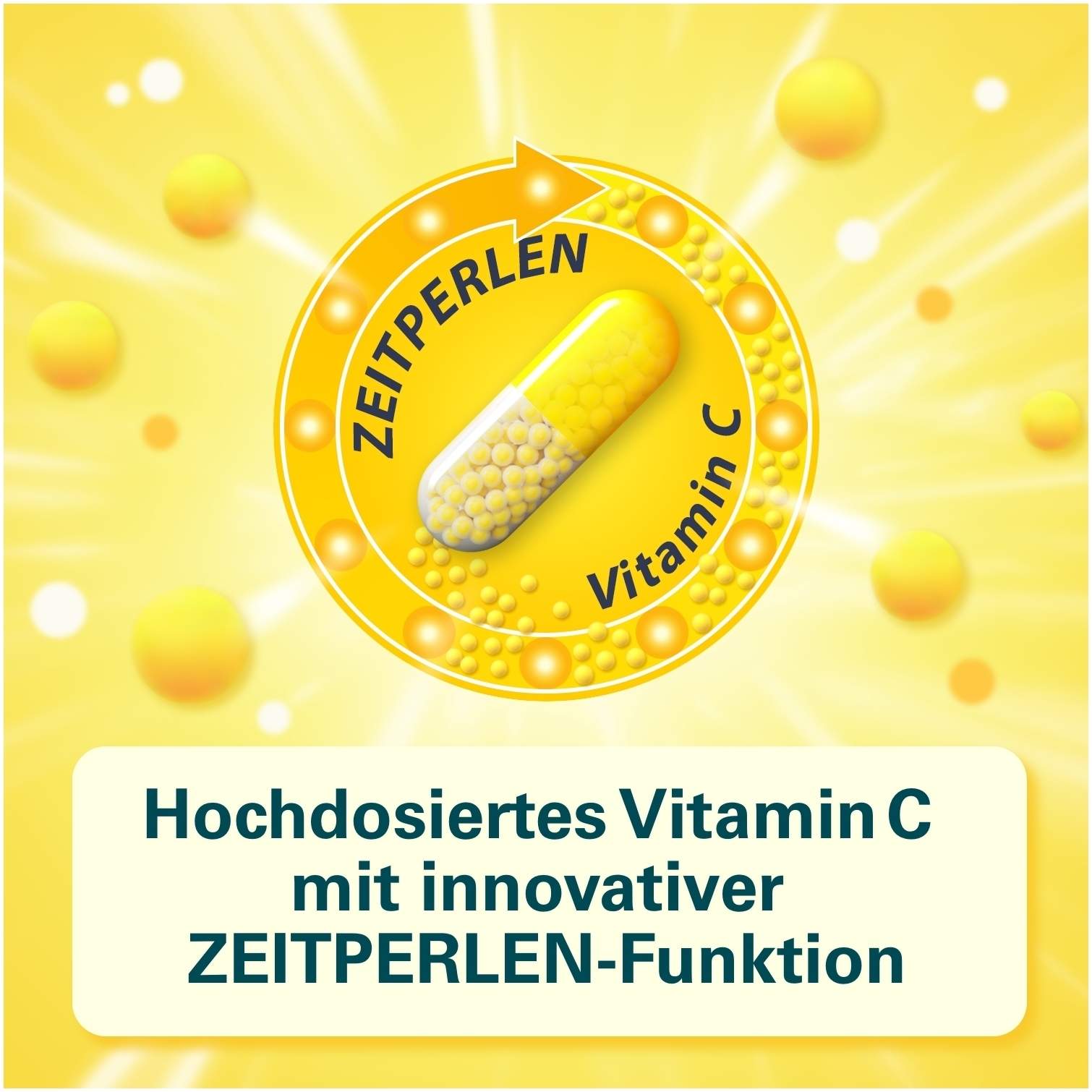 Cetebe Vitamin C Retardkapseln 500 mg 180 Stück
