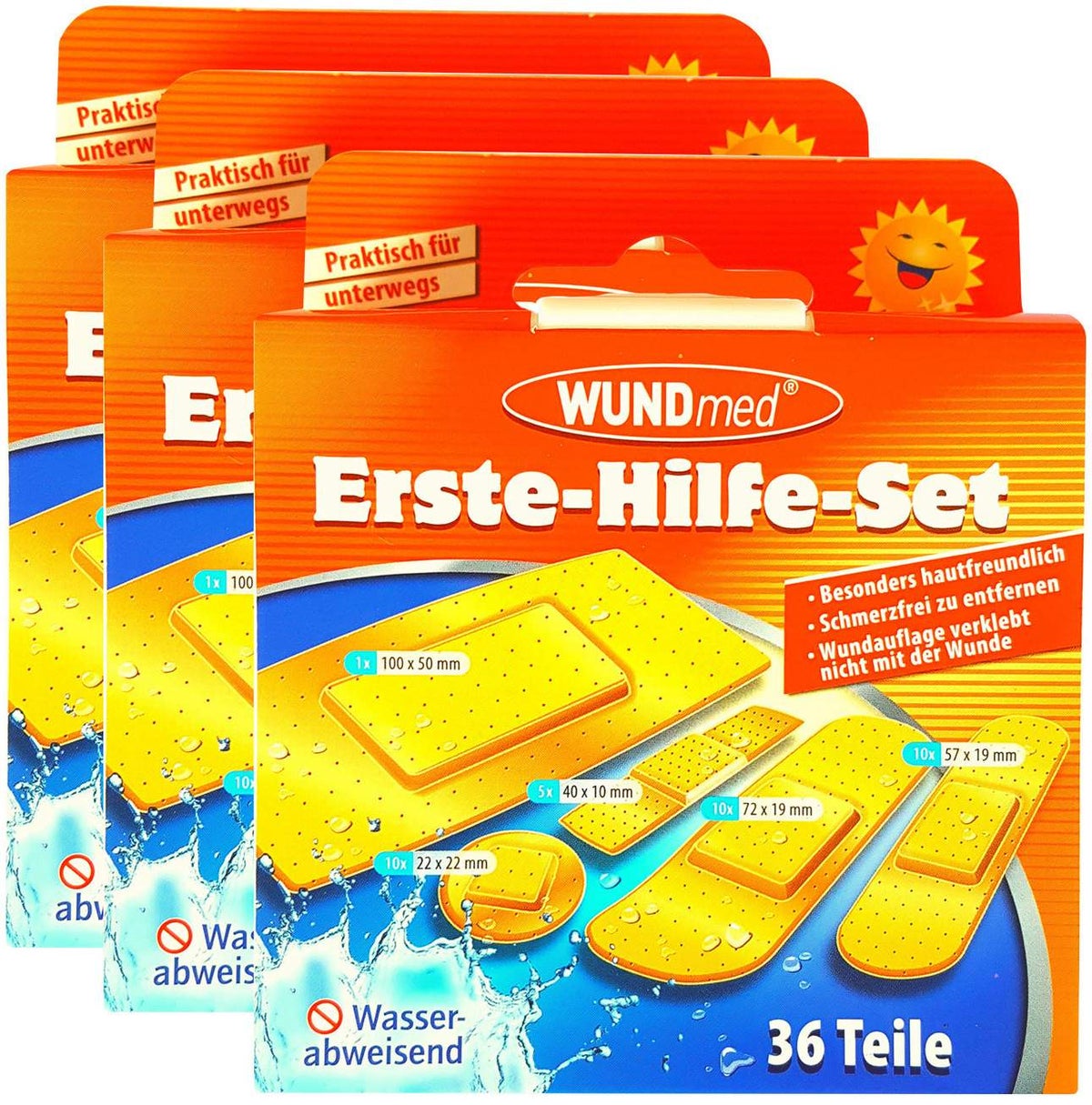 3 x Erste-Hilfe-Set