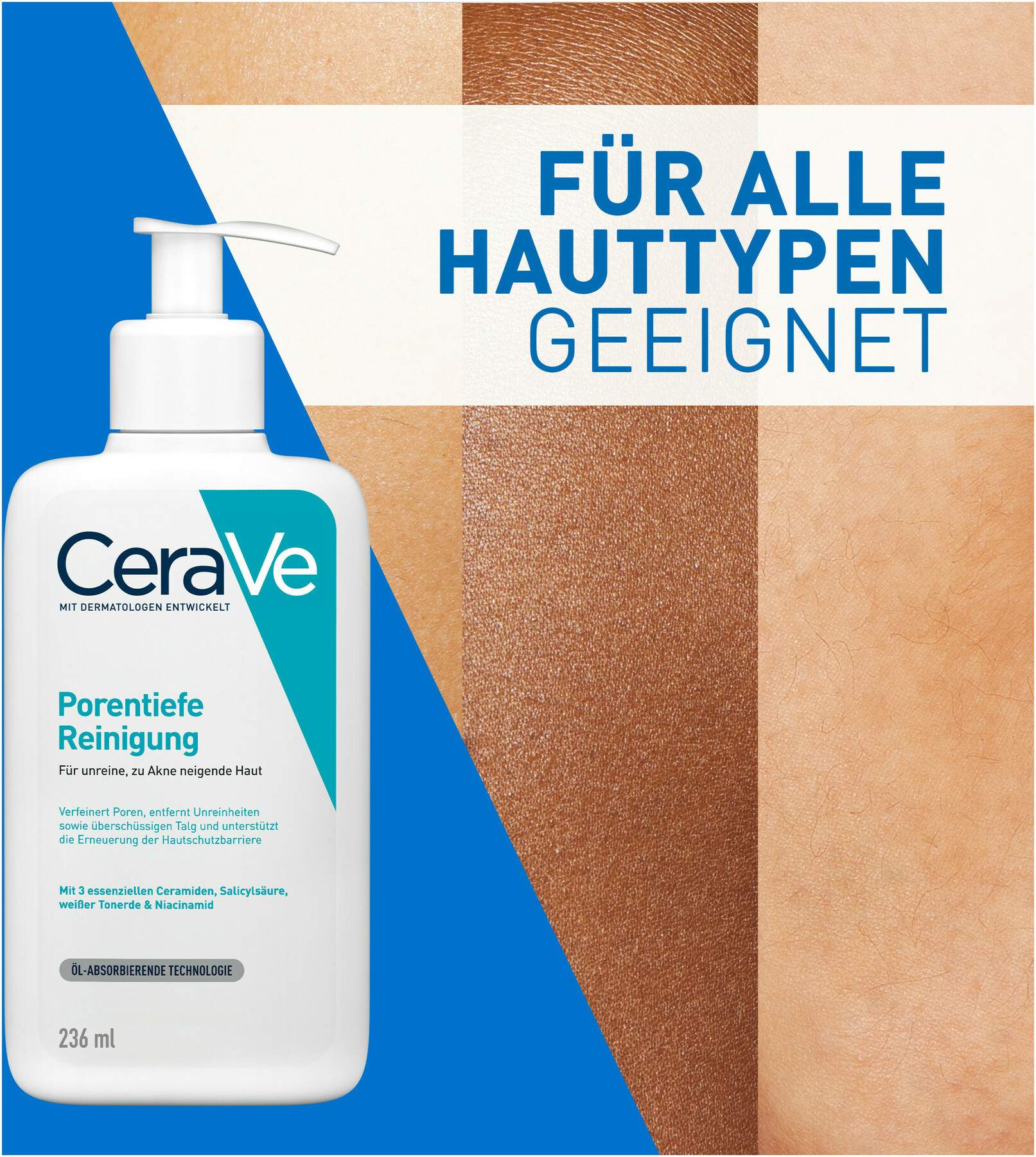 Cerave porentiefe Reinigung Gel 236 ml