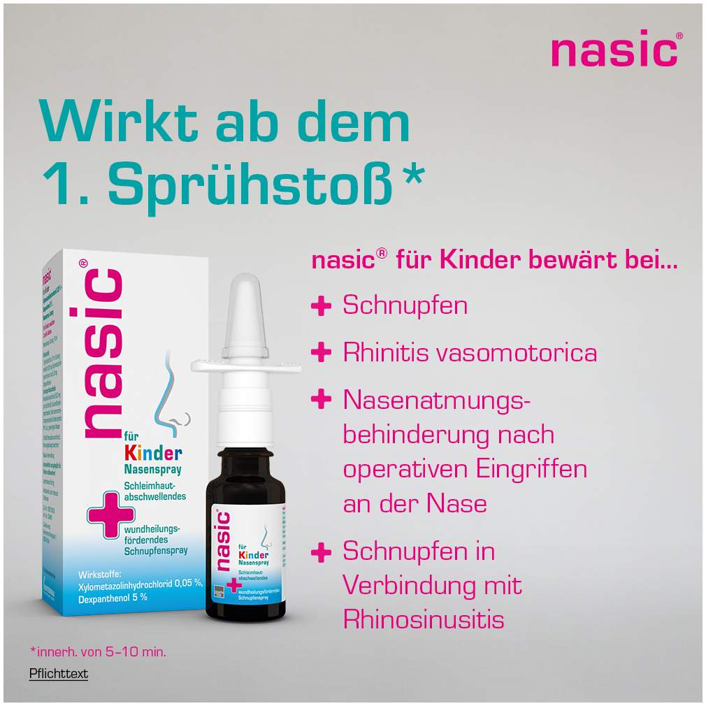 Nasic für Kinder Nasenspray 10 ml
