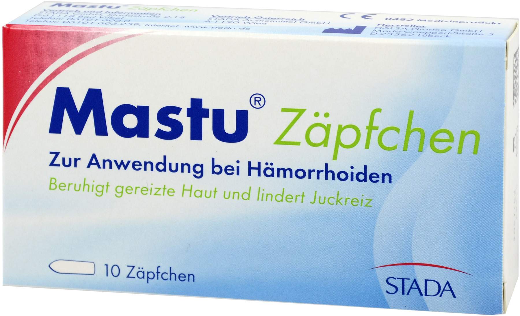 Mastu Zäpfchen 10 Zäpfchen