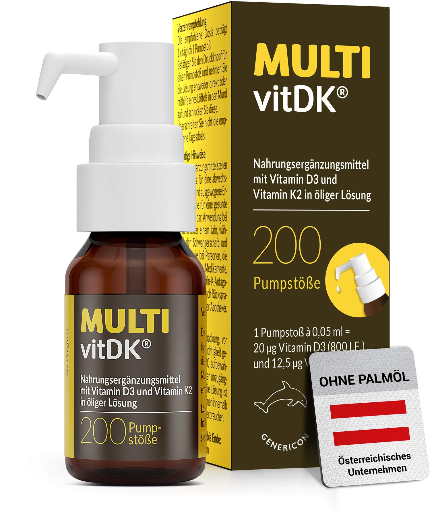 Multivitdk Lösung Vitamin D3+k2 10ml