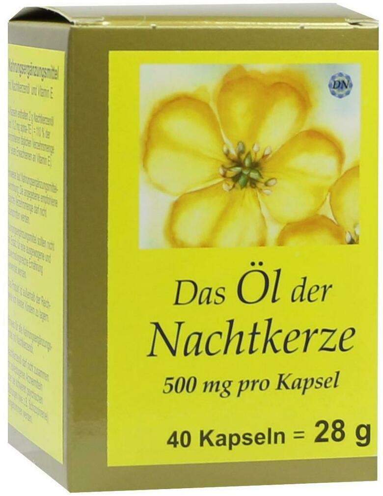 Nachtkerzenöl 500 mg 40 Kapseln