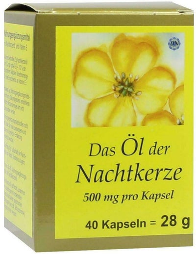 Nachtkerzenöl 500 mg 40 Kapseln