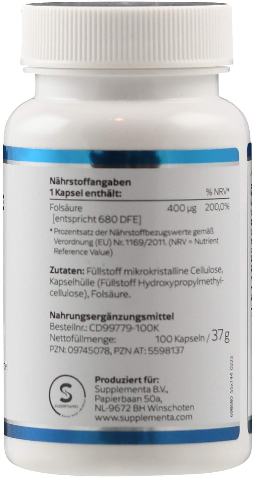 Folsäure Kapseln