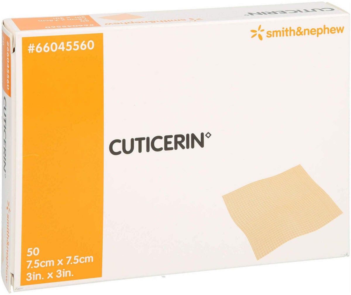 Cuticerin 7,5x7,5 cm Gaze M.Salbenbeschichtung
