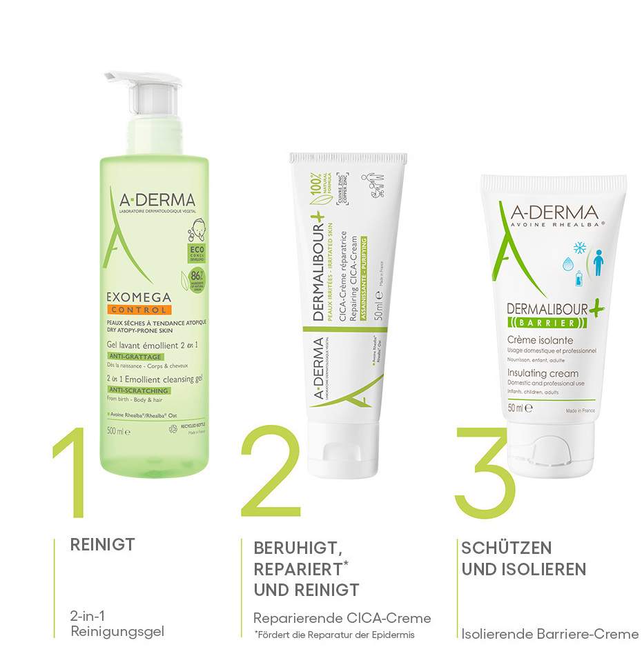 A-Derma Dermalibour+ Cica Reparierende Creme 50 ml