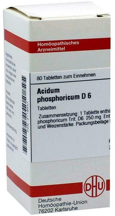Dhu Acidum Phosphoricum D6 80 Tabletten
