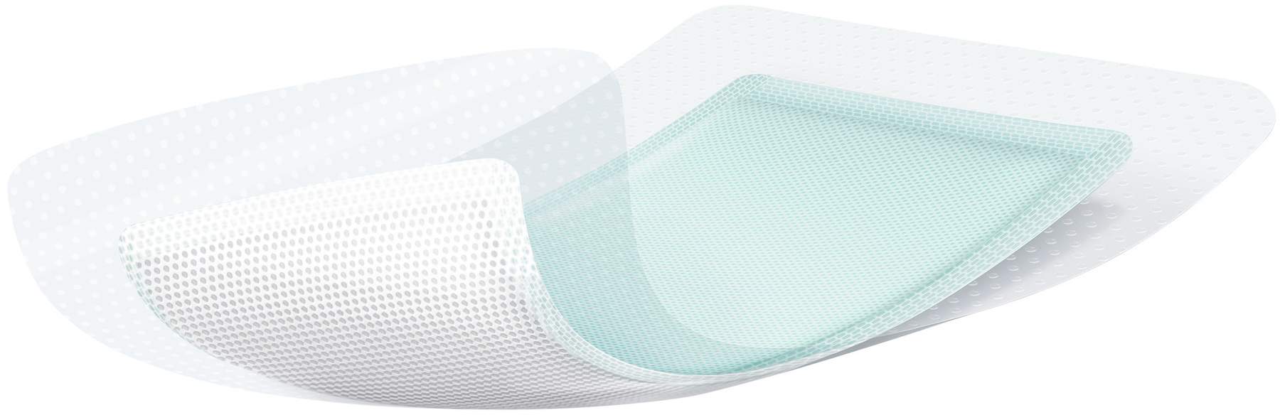 Zetuvit Plus Silicone Border 10x10 cm