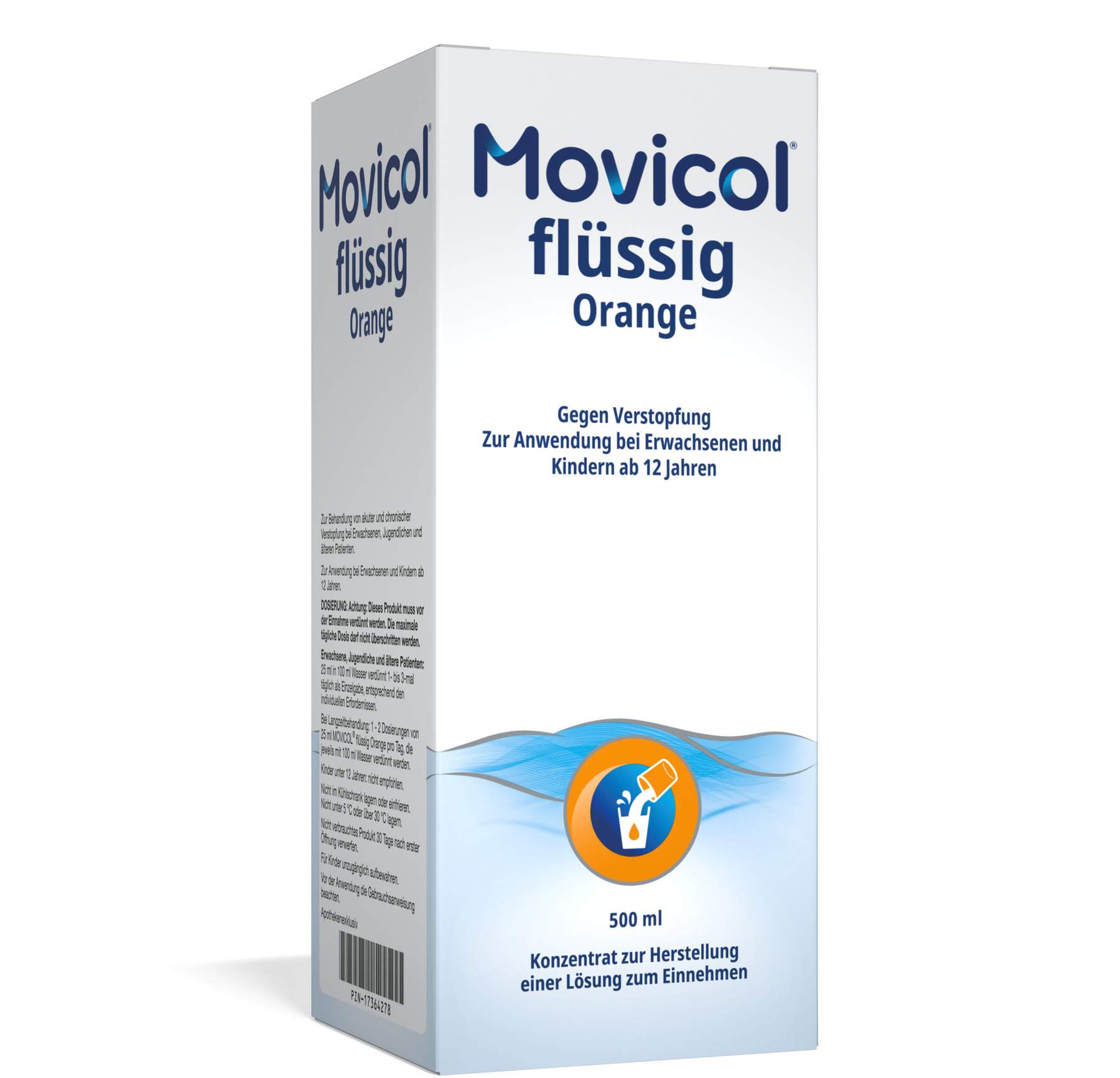 Movicol Flüssig Orange 500 ml Konzentrat
