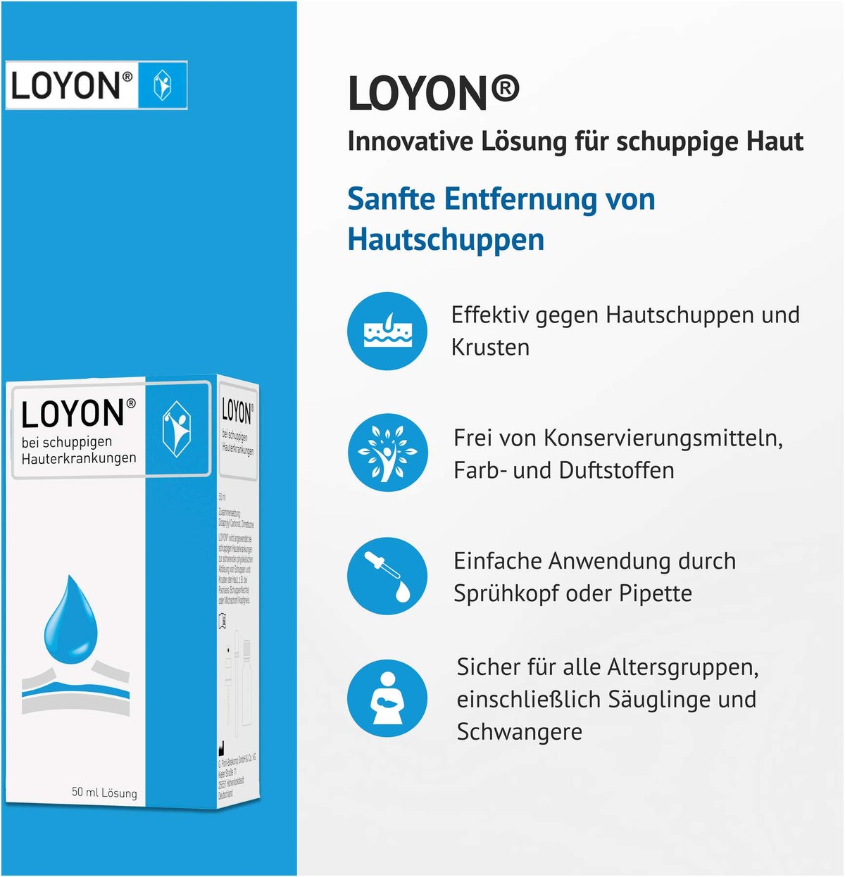 Loyon bei Schuppigen Hauterkrankungen 50ml Lösung