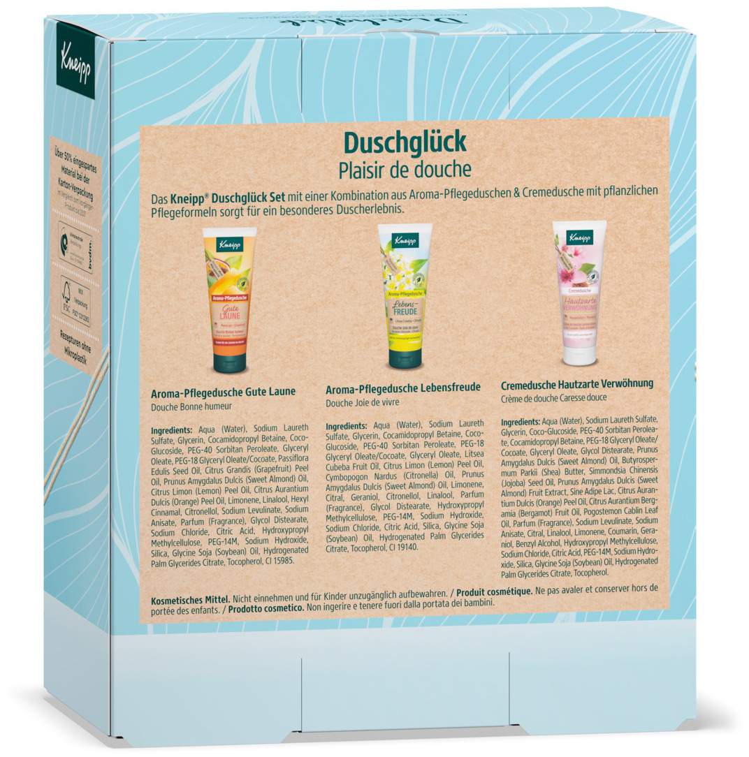 Kneipp Geschenkpackung Duschglück 3 x 75 ml