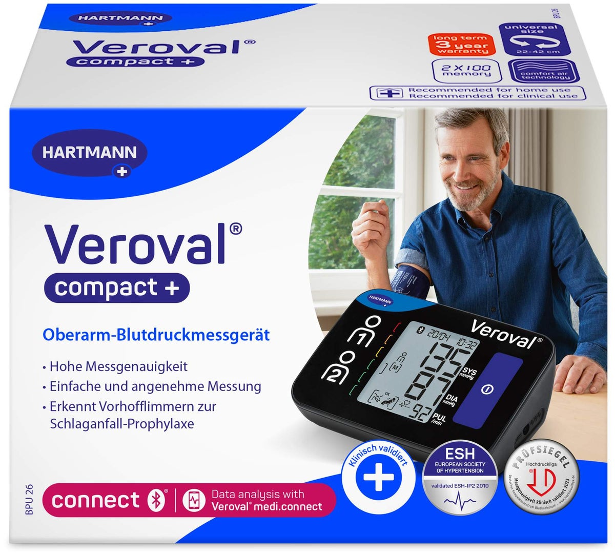 Veroval Compact Plus Oberarm - Blutdruckmessgerät