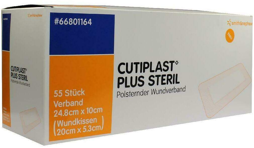 Cutiplast Plus Steril 10 X 24,8 cm 55 Verbände