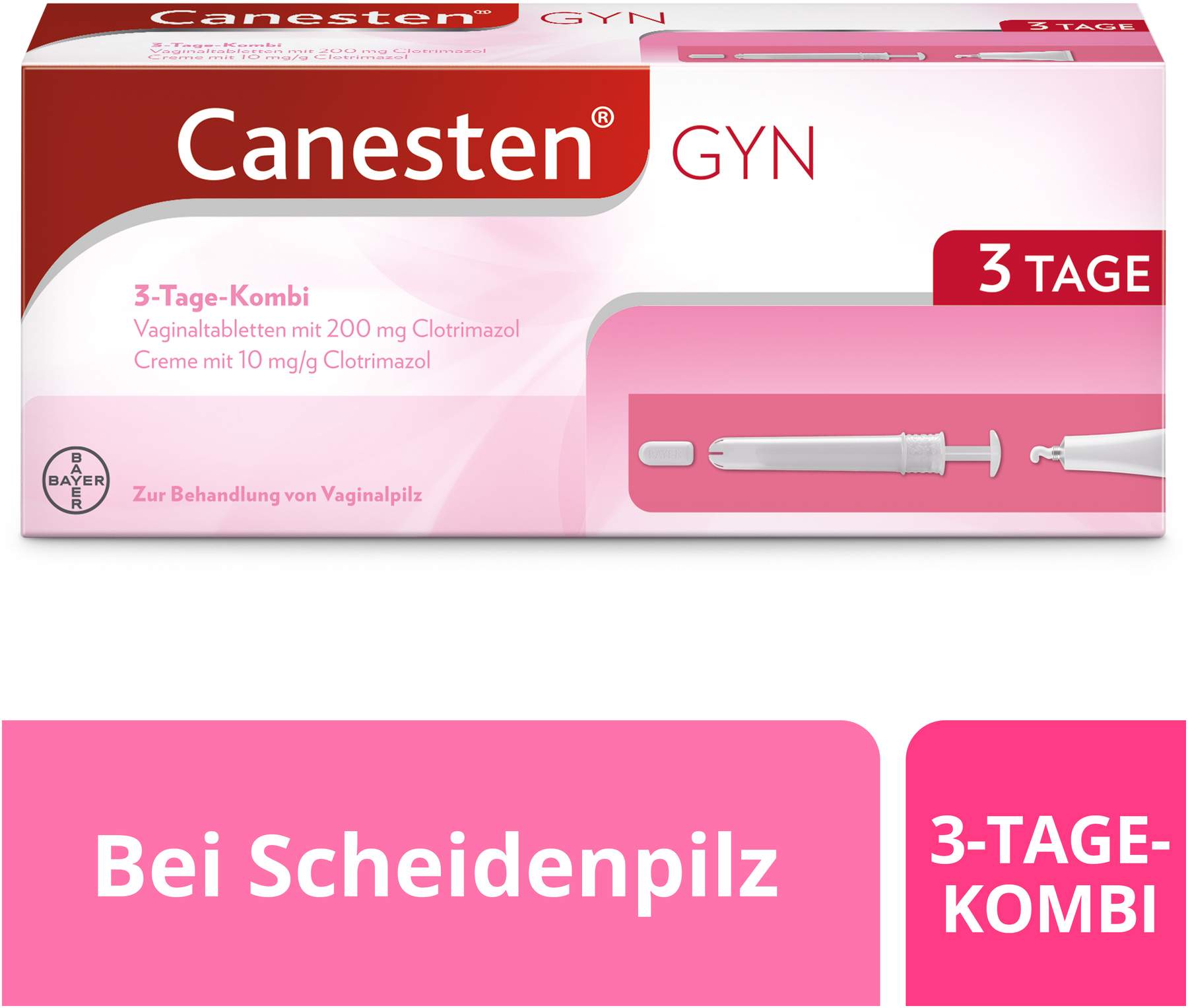Canesten Gyn 3 Kombipackung 1 Stück