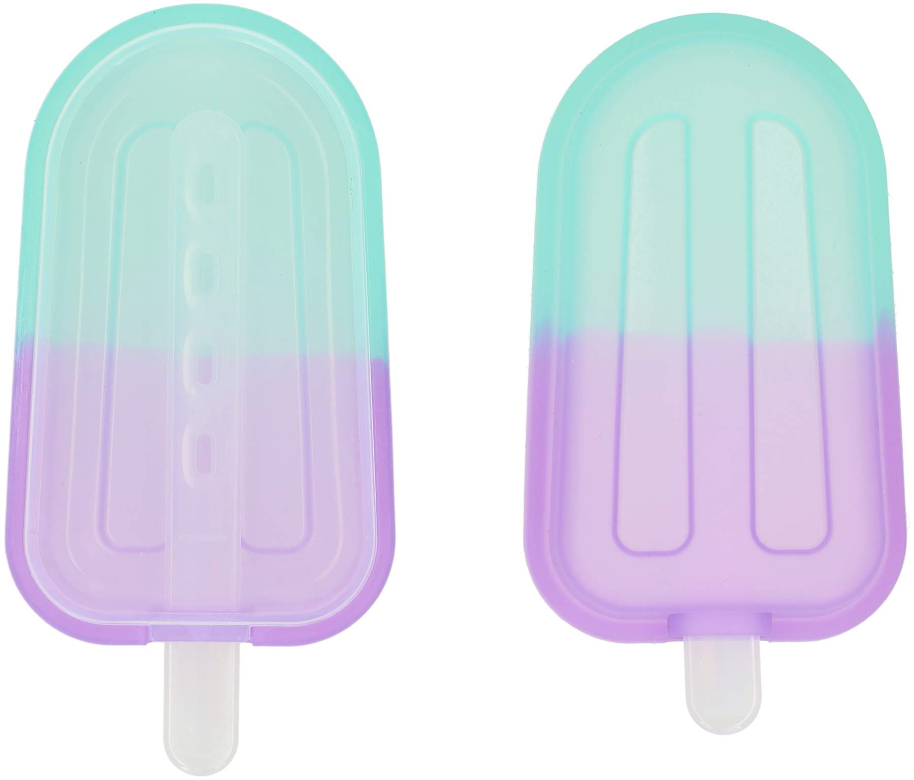 Silikon-Eisformen Lila-Blau 2 Stück