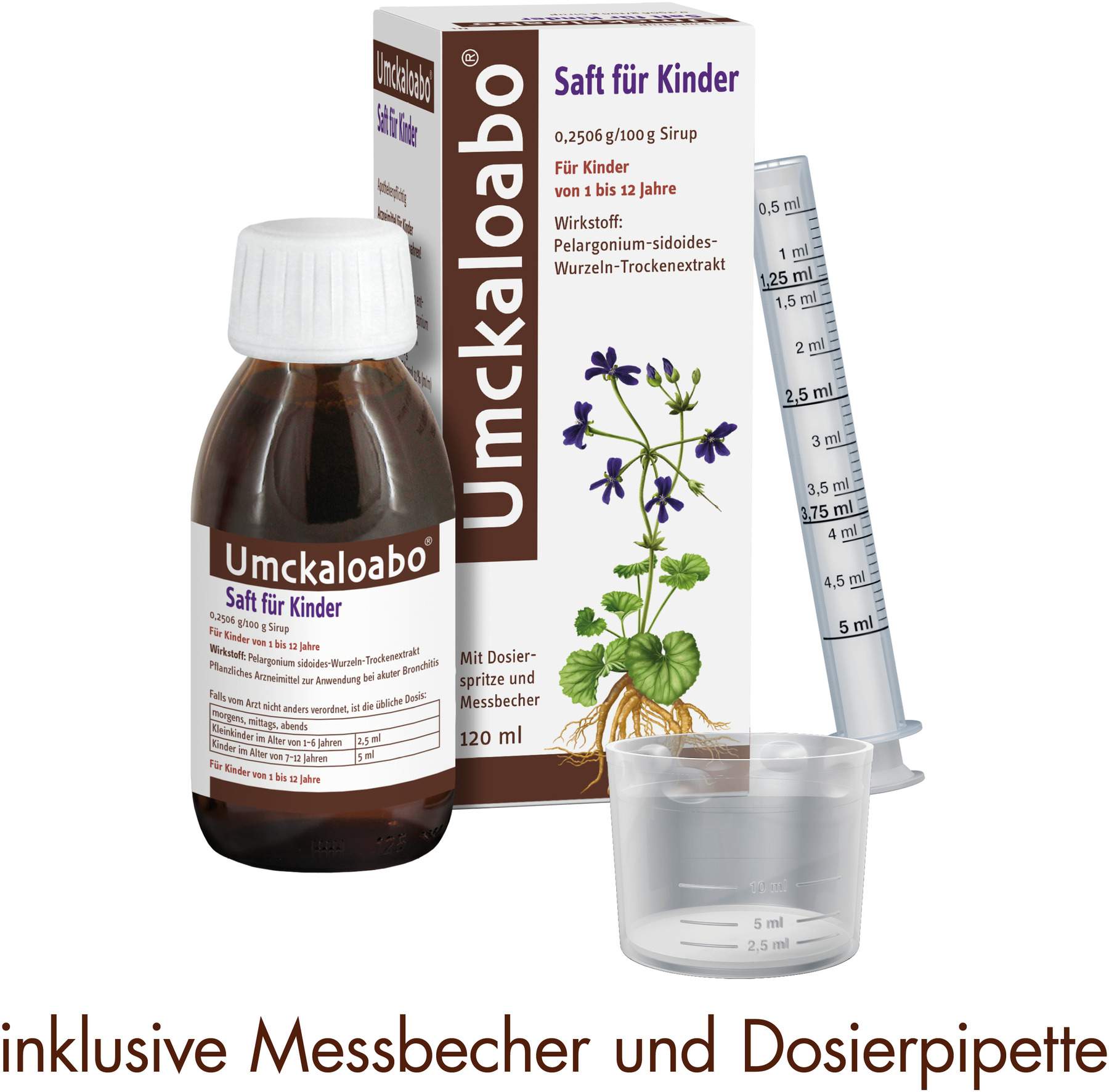 Umckaloabo Saft für Kinder 120 ml Sirup