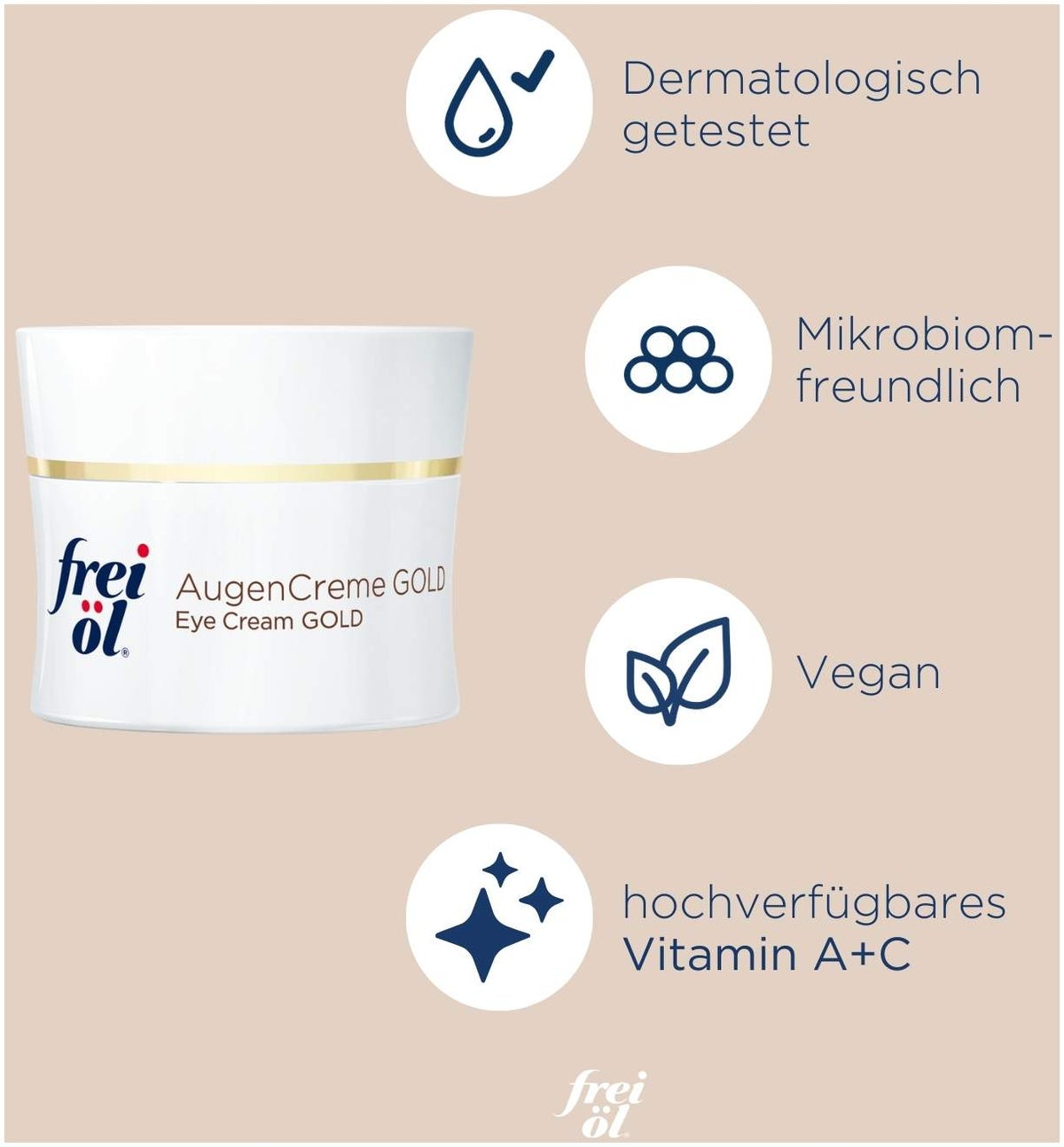 Frei Öl Hydrolipid AugenCreme GOLD 15 ml