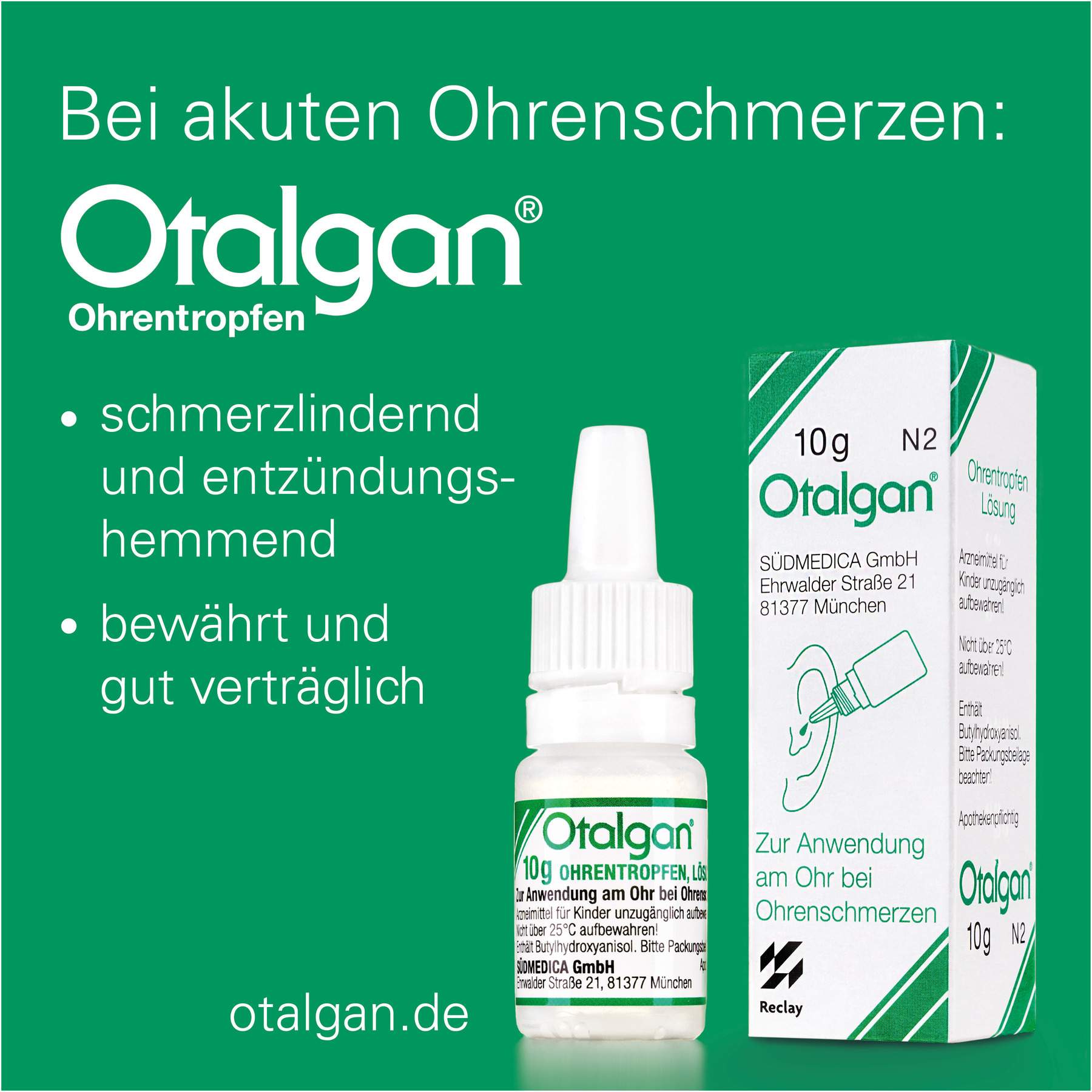 Otalgan Ohrentropfen 10 g