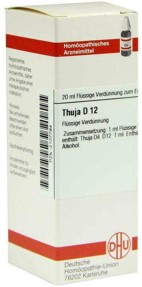 Dhu Thuja D12 20 ml Dilution