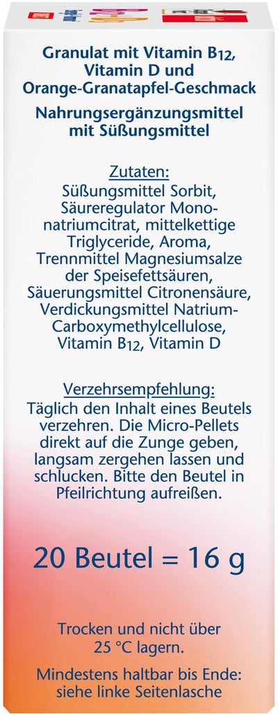 Doppelherz Aktiv B12+d3 Direct 20 Sachets