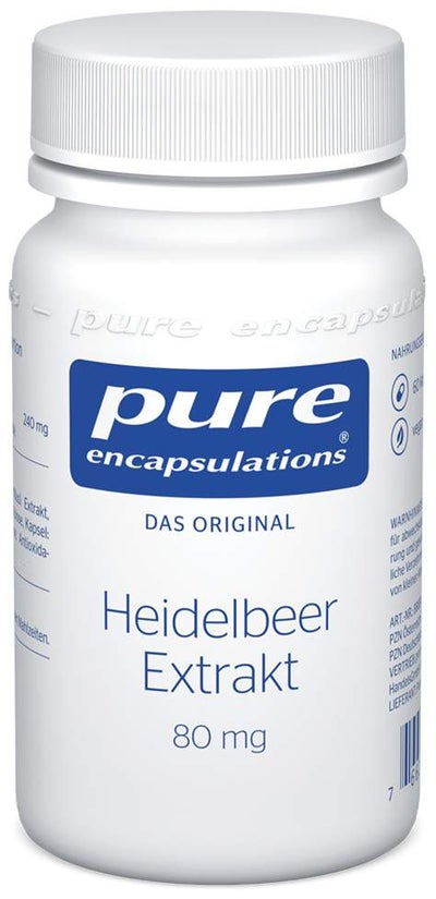 Pure Encapsulations Heidelbeer Extrakt 80 mg 60 Kapseln