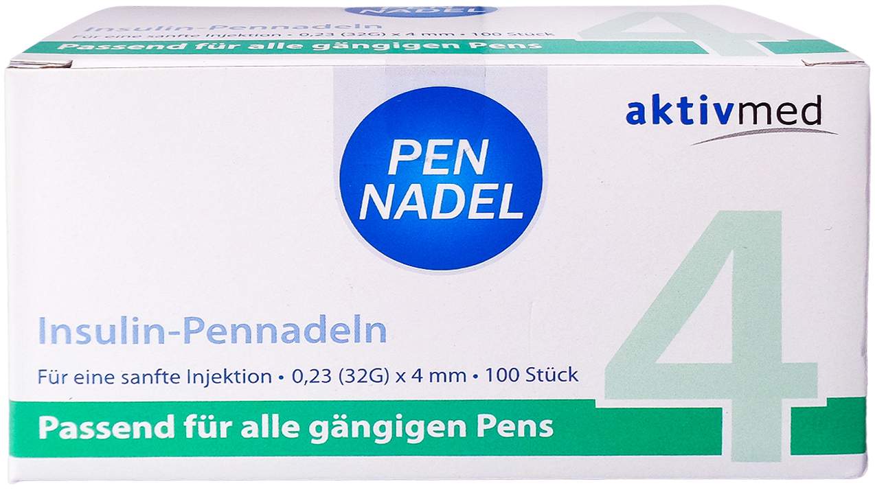 Pennadeln Universal 4 Kanülen 0,23 X 4 mm 32 G 100 Stück