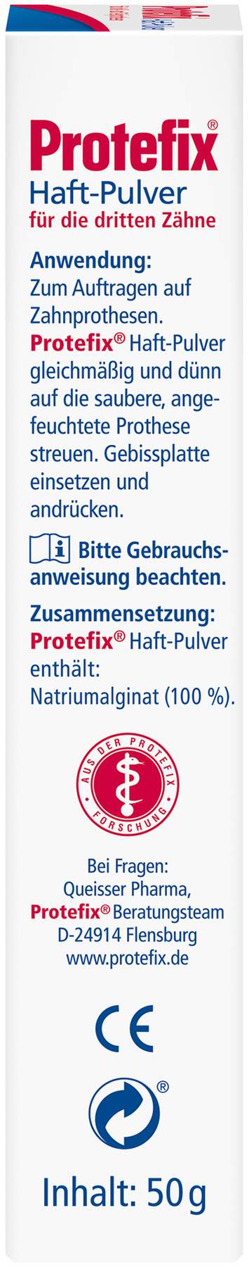 Protefix Haftpulver 50 g Pulver
