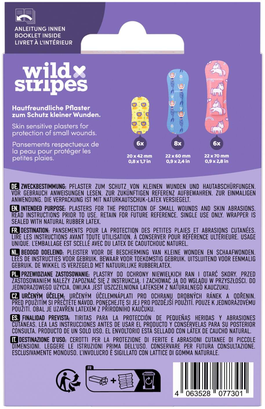 Wild Stripes Kids Sensitive Fantasy Edition 20 Stück