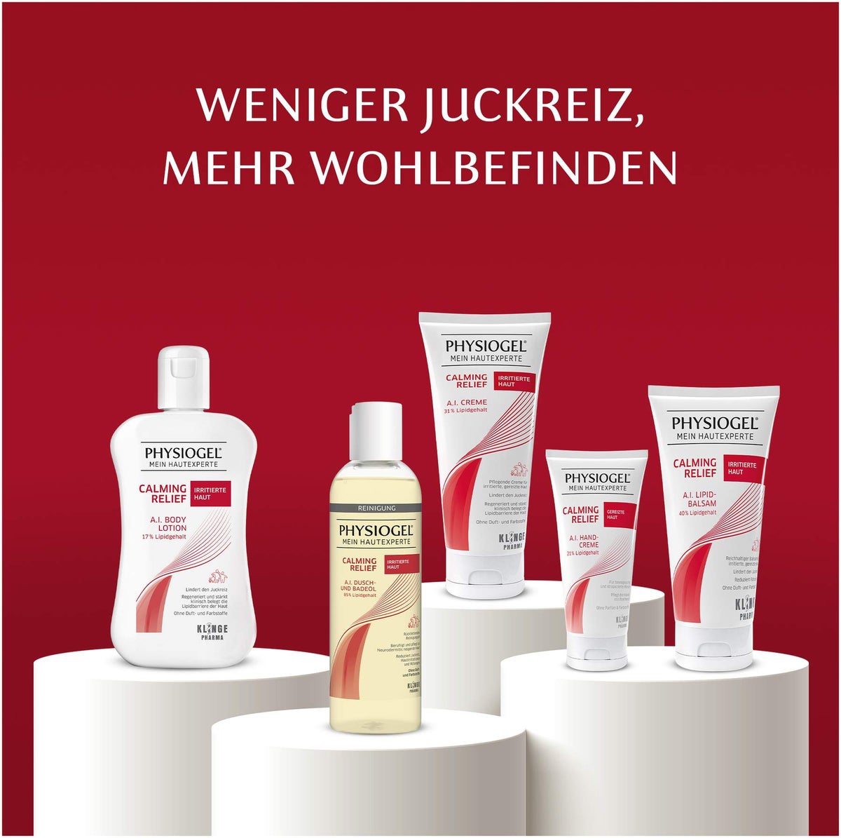 Physiogel Calming Relief A.I. Bade- und Duschöl 400 ml