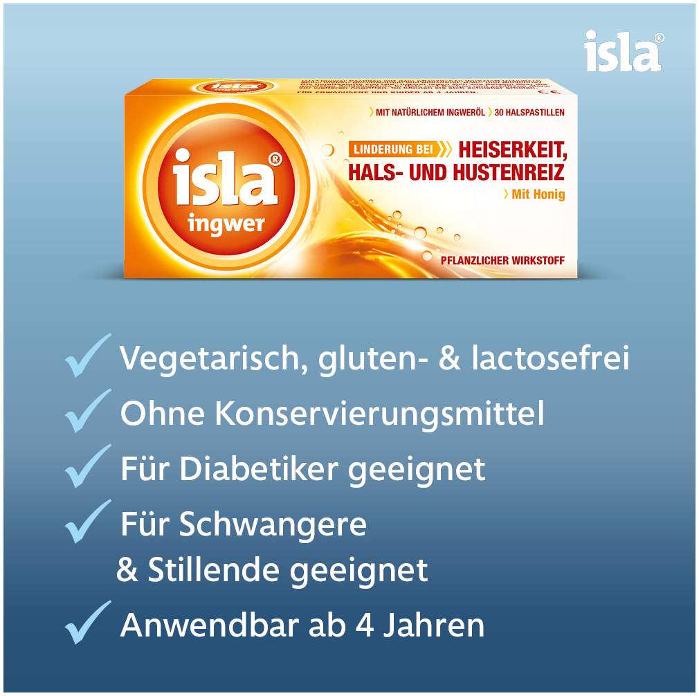 isla  ingwer 60 Pastillen