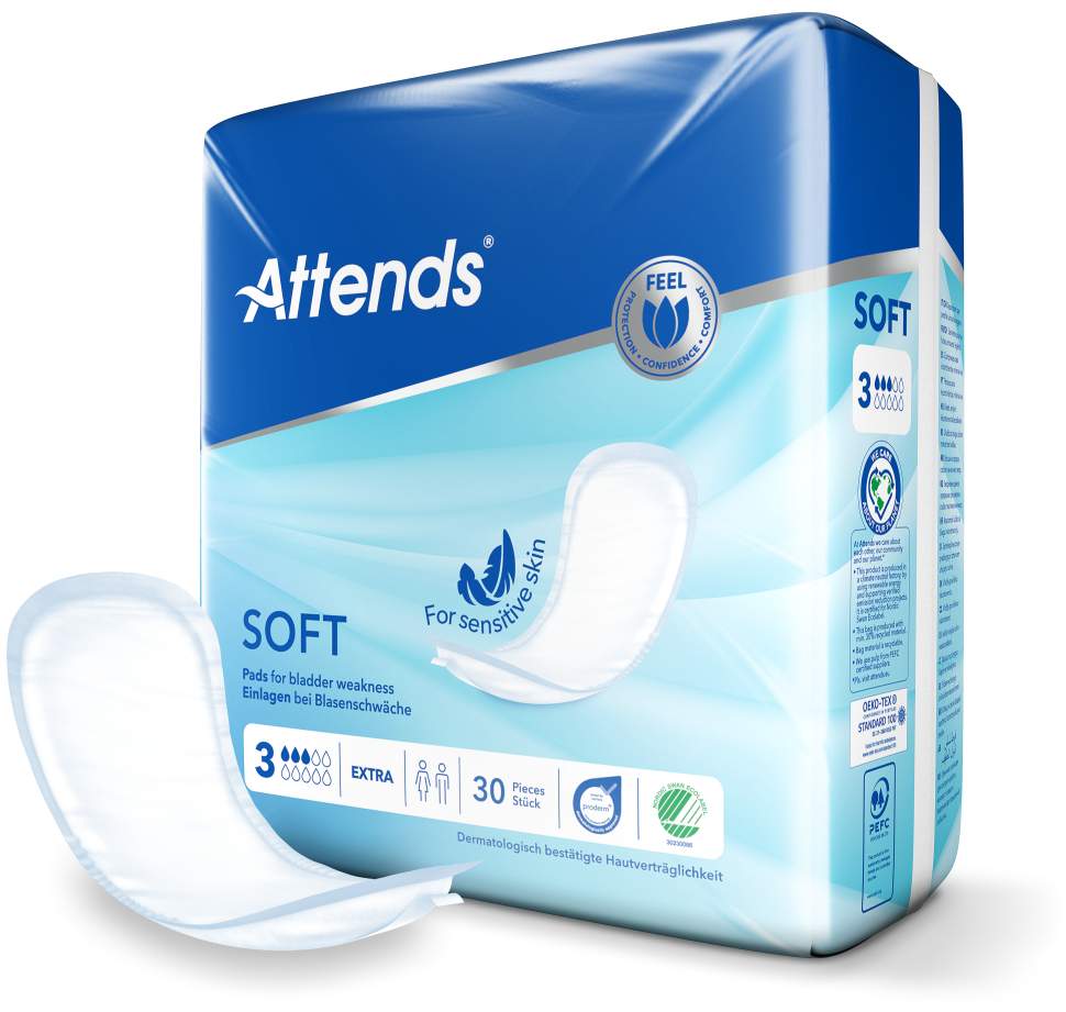 Attends Soft 3 Extra Einlagen 30 Stück