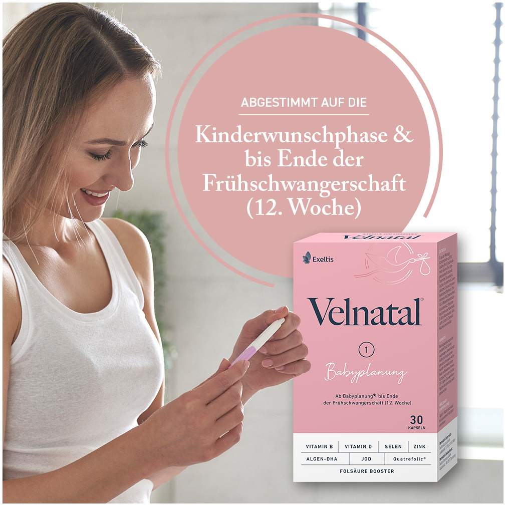 Velnatal Babyplanung 30 Weichkapseln