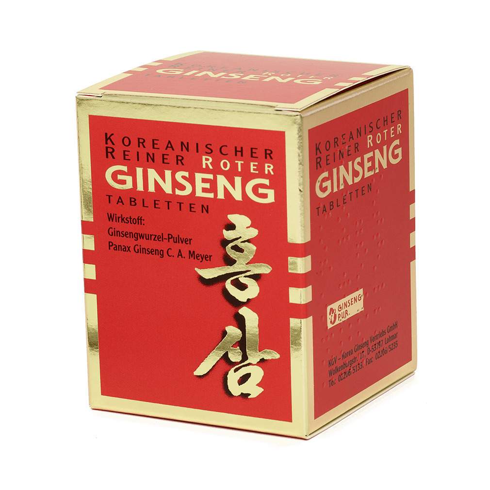 Roter Ginseng Tabletten 300 mg