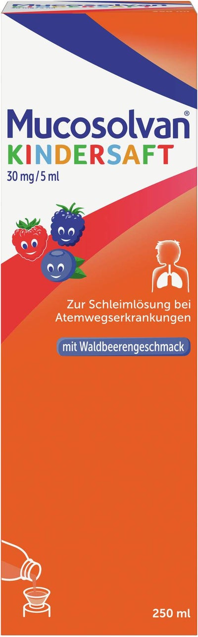 Mucosolvan 250 ml Kindersaft 30 mg je 5 ml