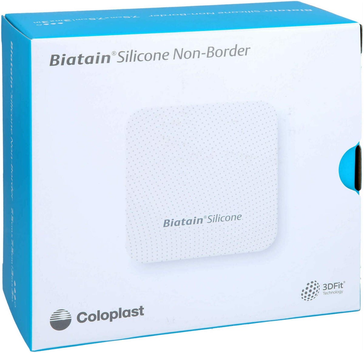 Biatain Silicone Non-Border Schaumverb.7,5x7,5 cm