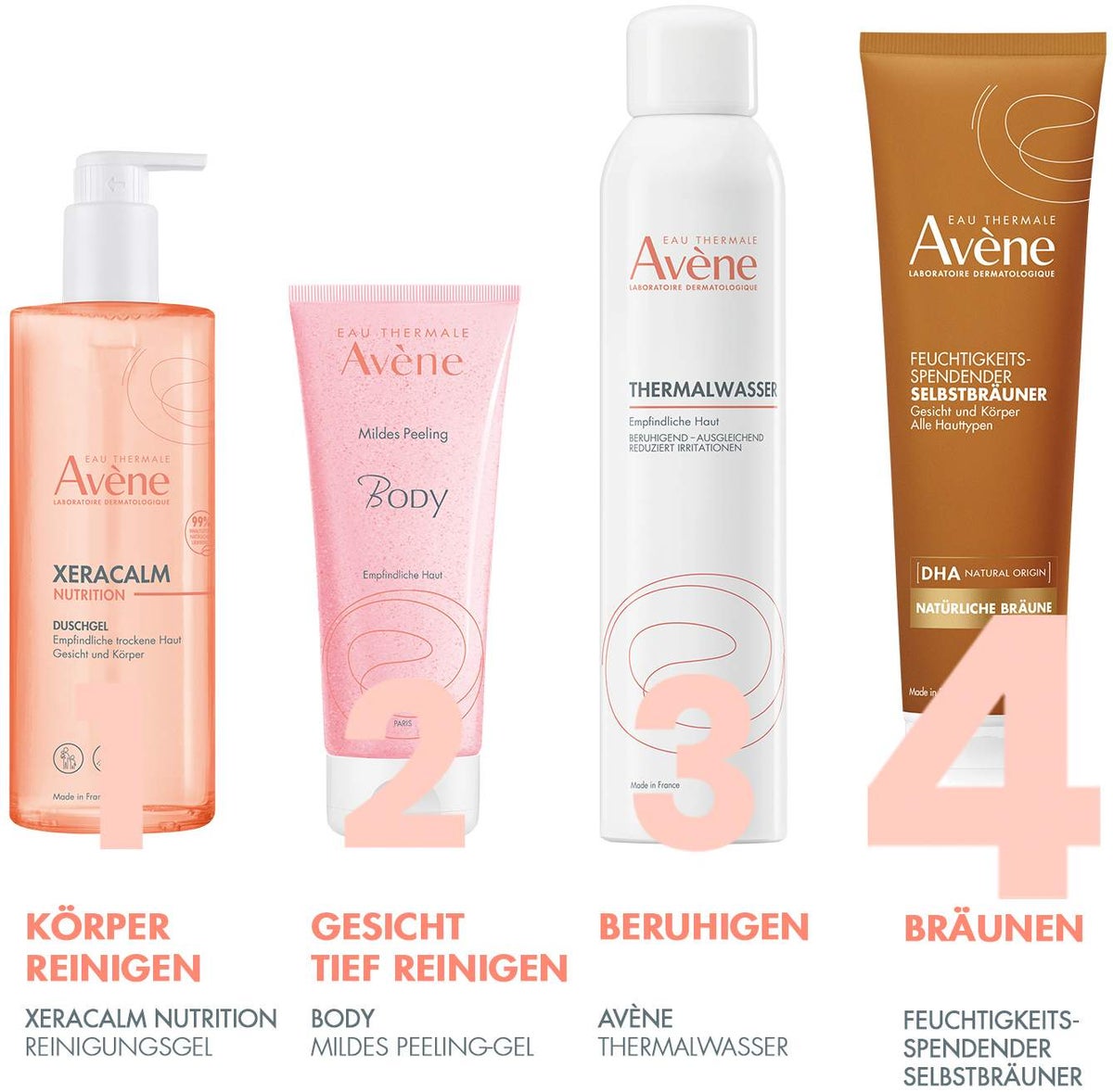 Avene Selbstbräuner Feuchtigkeitsspendend 100 ml Gel