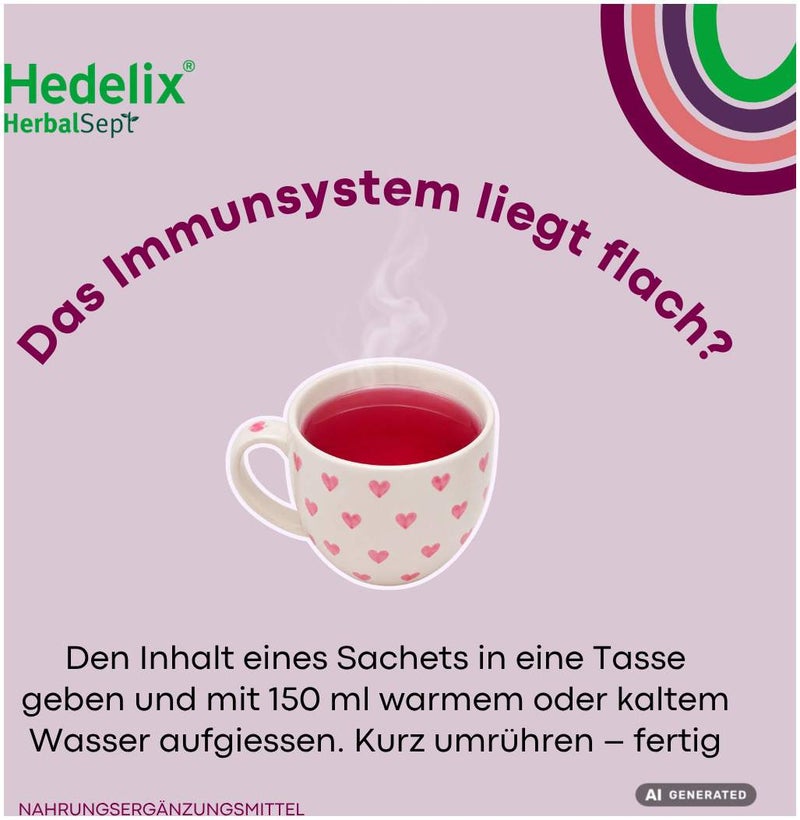 Hedelix HerbalSept Heißgetränk heiße Beere 10 Sachets