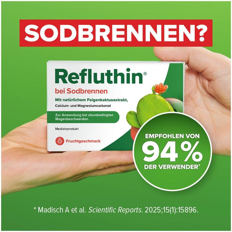 Refluthin Kautabletten Fruchtgeschmack 48 Stück