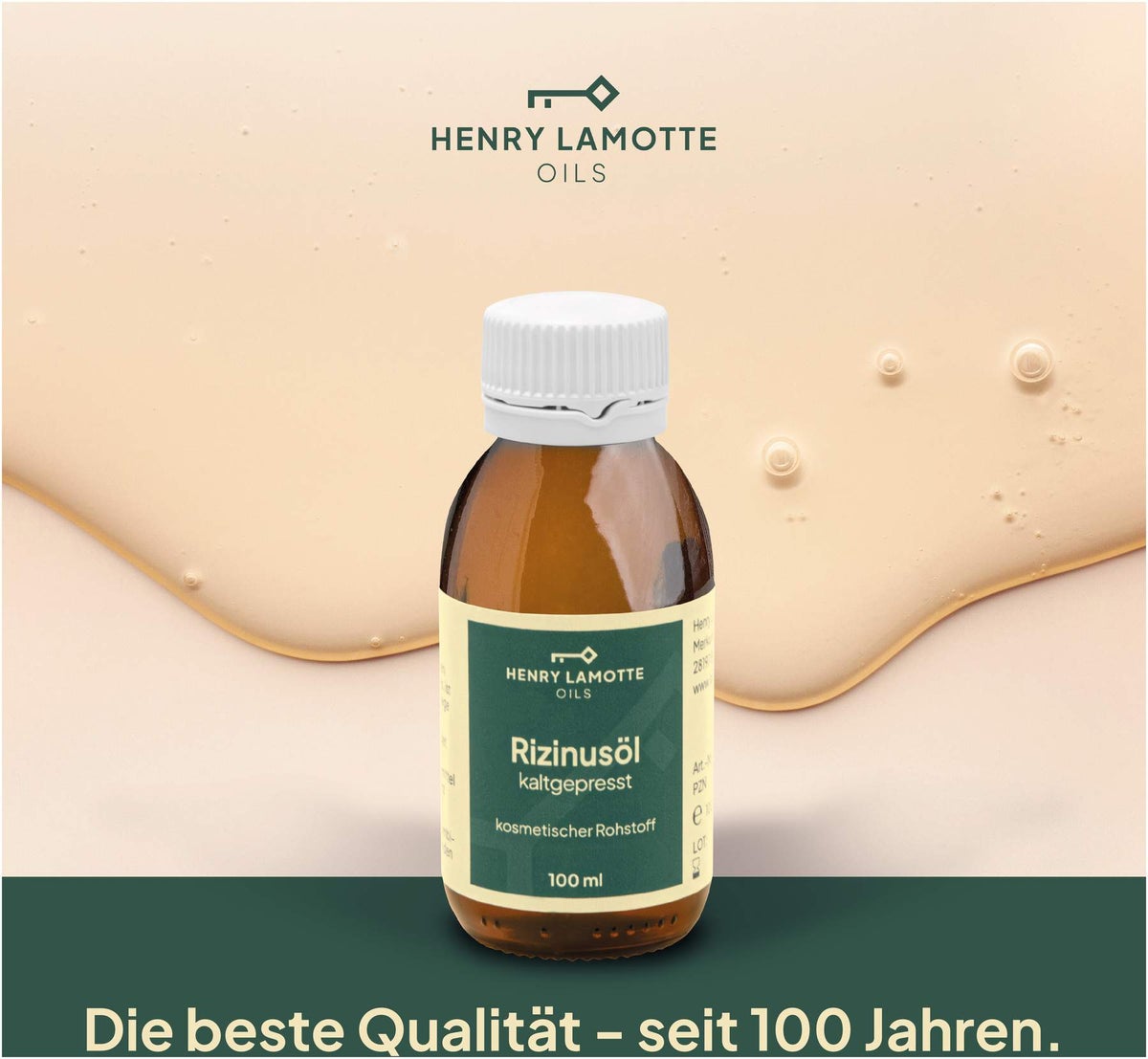 Rizinusöl Kaltgepresst Kosmetischer Rohstoff 100 ml