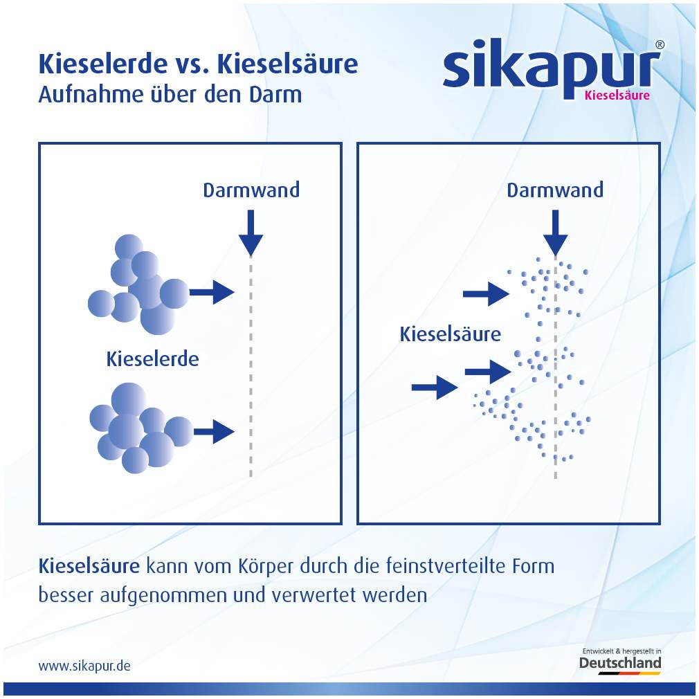 Sikapur Kieselsäure Softgel 30 Kapseln M