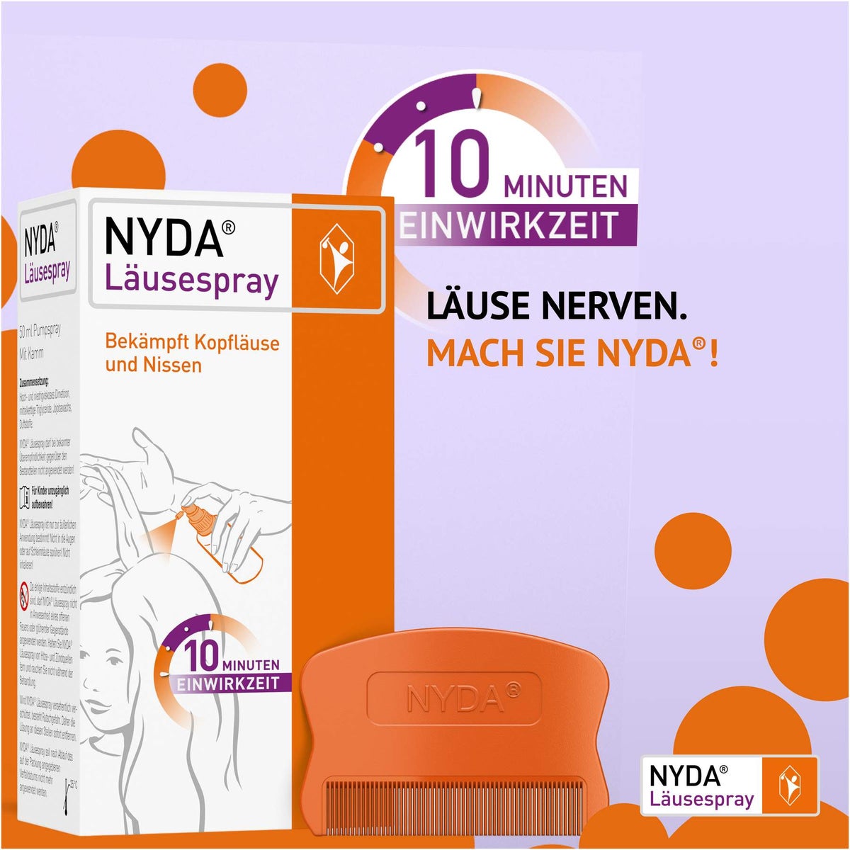 NYDA Läusespray 2 x 50 ml
