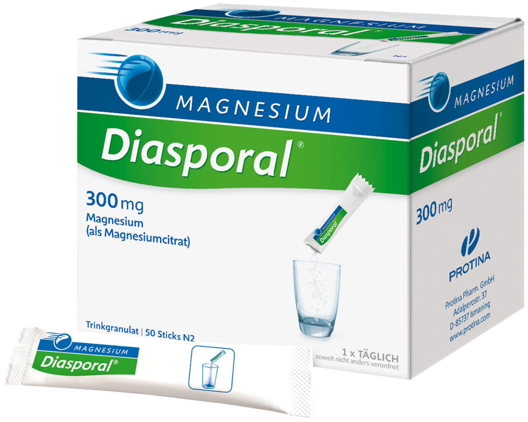 Magnesium Diasporal 300 mg 50 Granulat Beutel