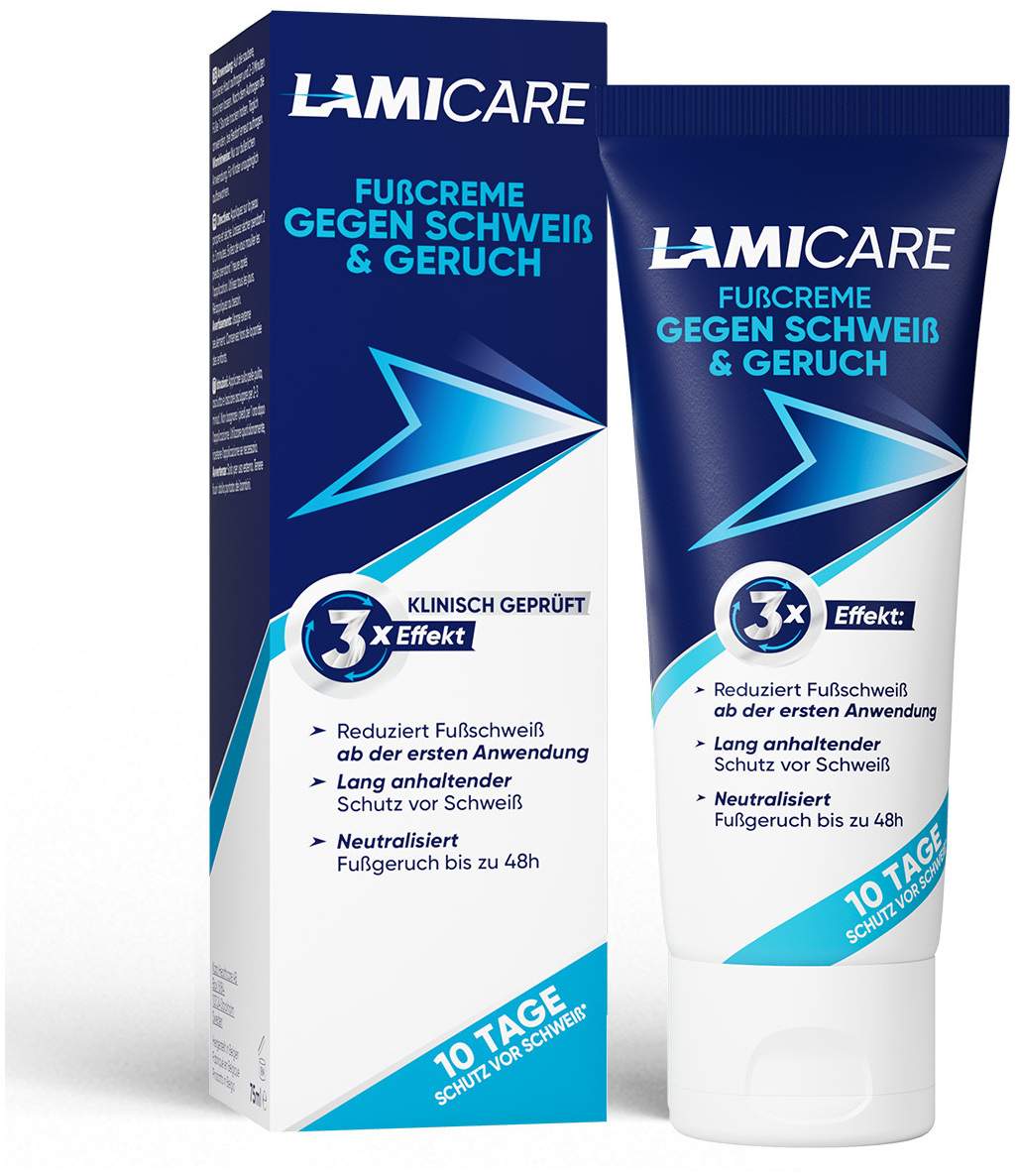 LamiCare Fußcreme gegen Schweiß & Geruch 75 ml