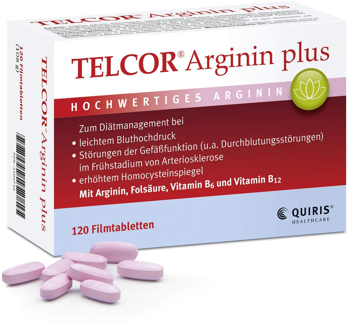 Telcor Arginin plus 120 Filmtabletten