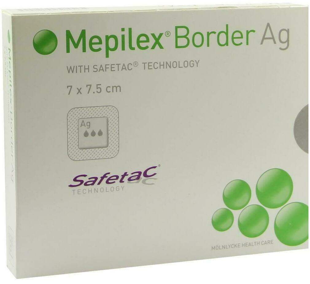 Mepilex Border AG Verband 7x7,5cm