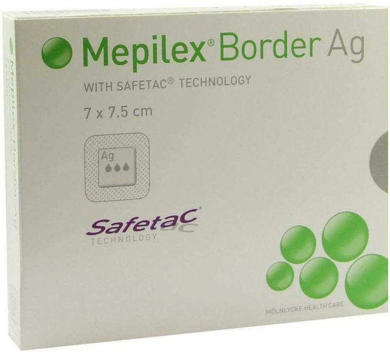Mepilex Border AG Verband 7x7,5cm
