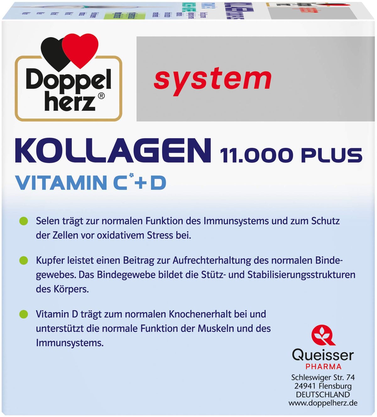 Doppelherz system Kollagen 11.000 Plus System 30 x 25 ml Ampullen