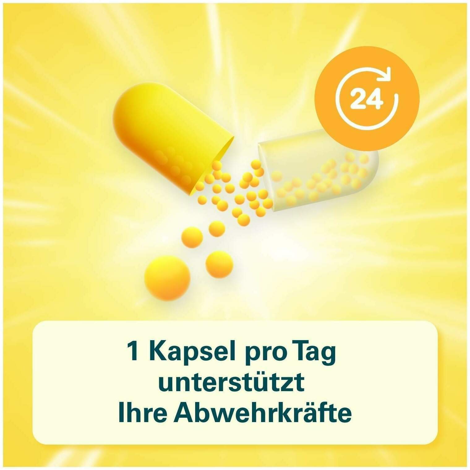Cetebe Abwehr plus Vitamin C+Vitamin D3+ Zink 30 Kapseln